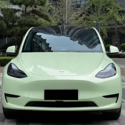 Super Gloss Macaron Green Car Vinyl Wrap review Keyfv