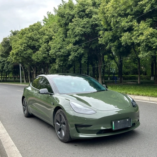 Gloss Olive Light Green Car Vinyl Wrap review 