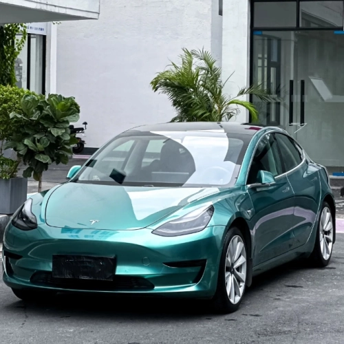 Gloss Shiny Green Car Vinyl Wrap review 