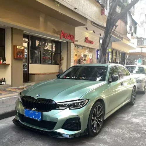 Ferrari Gloss Verde Francesca Green Car Vinyl Wrap review 