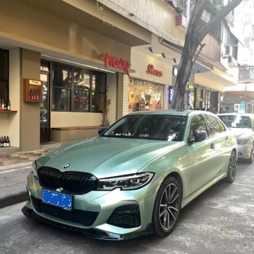 Ferrari Gloss Verde Francesca Green Car Vinyl Wrap review 