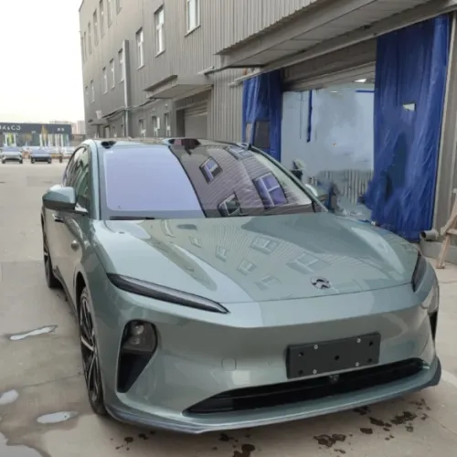 NIO Gloss Arctic Green Car Vinyl Wrap review 