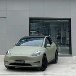 Matte Flat Khaki Green Car Wrap Car Vinyl Wrap  review Hiub