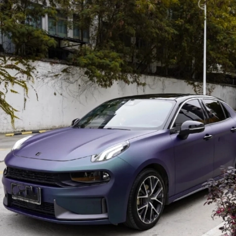 Tesla Ultra-Matte Diamond Aurora Green Car Vinyl Wrap review 