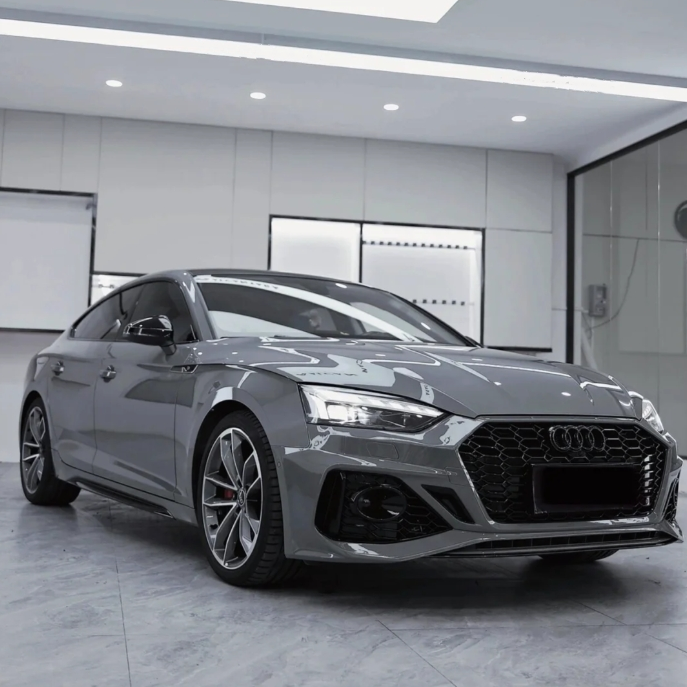 Gloss Crystal Cement Grey Car Vinyl Wrap review Ecxgg