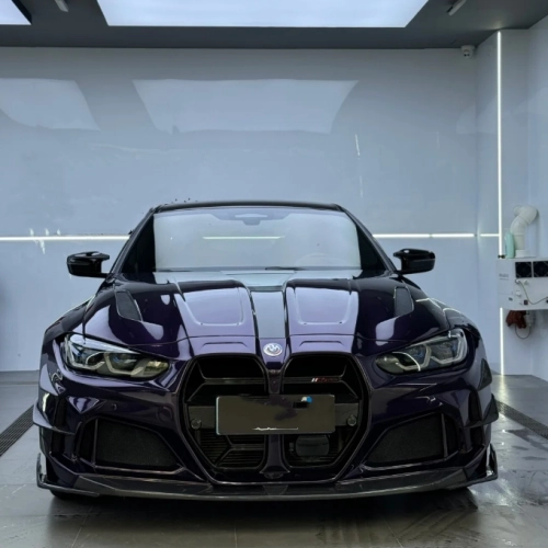 PET Gloss Metallic Midnight Purple Car Vinyl Wrap review 