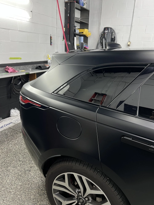 Satin Black Car Vinyl Wrap review 