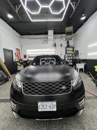 Satin Black Car Vinyl Wrap review 1