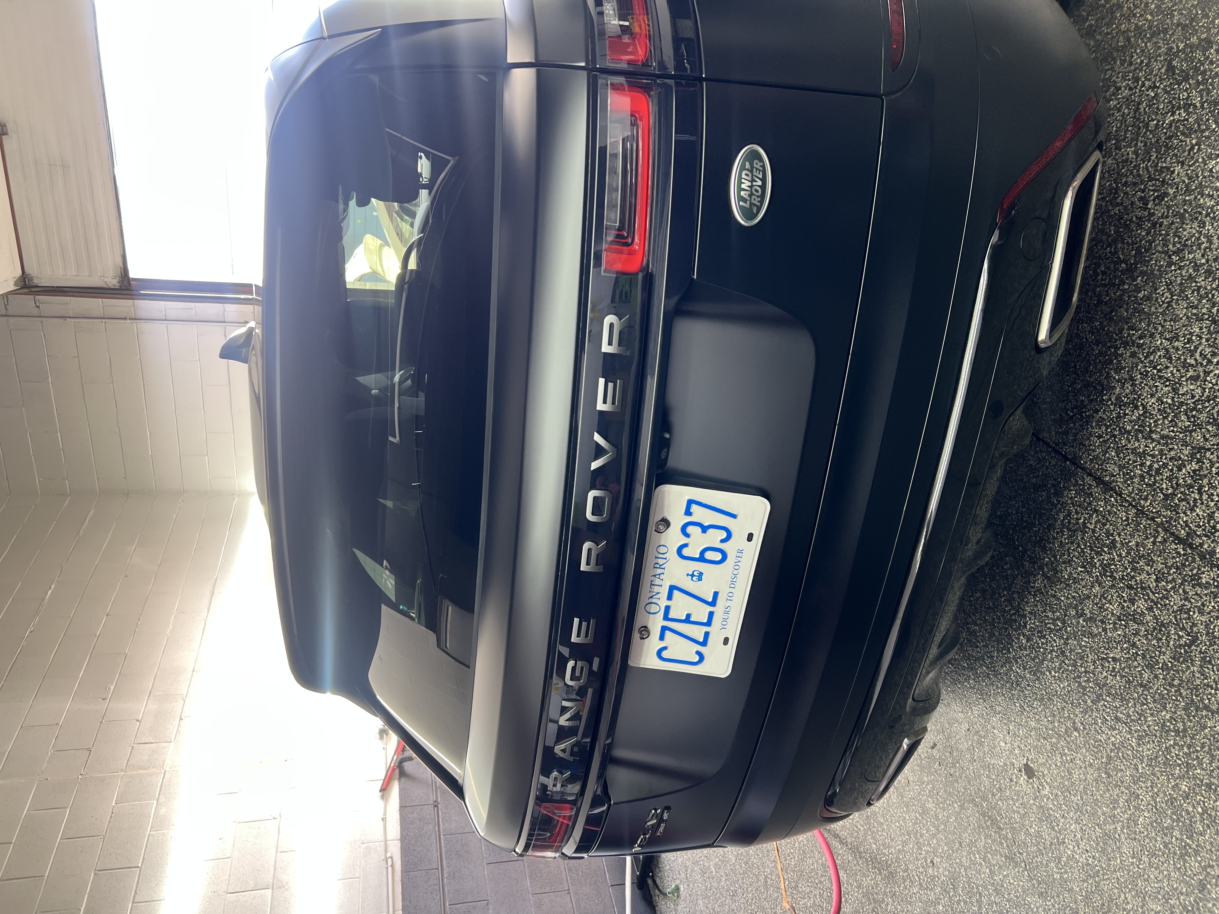 Satin Black Car Vinyl Wrap review 5