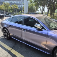 Gloss Grey Violet Car Vinyl Wrap review 1