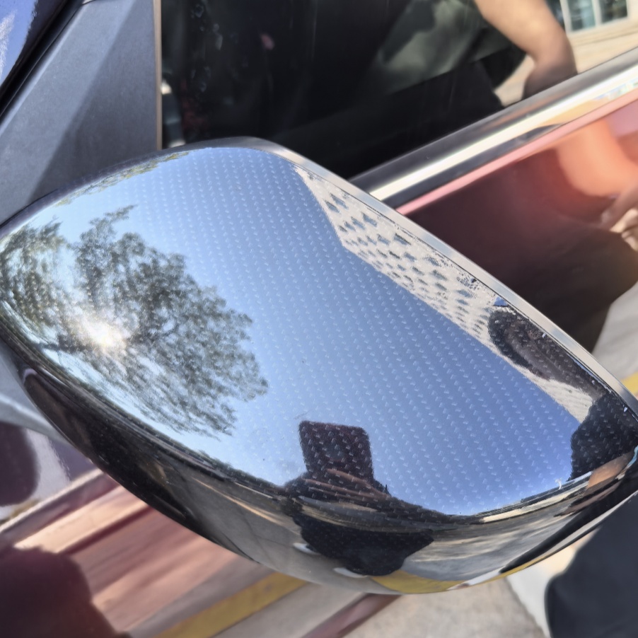 Super Gloss Carbon Fiber Car Vinyl Wrap review 0