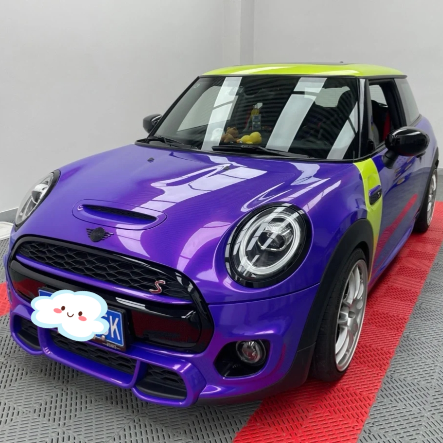 Gloss Metallic Plum Explosion Purple Car Vinyl Wrap review Qgvfcxd