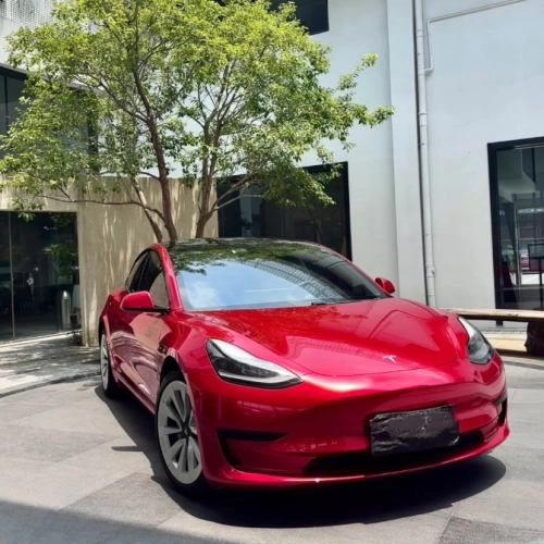 Gloss Metallic Vampire Red Car Vinyl Wrap review 