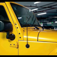 Gloss Metallic Golden Yellow Car Vinyl Wrap review 1
