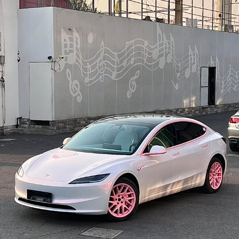 Benz Gloss Flower Yue Fen Diamond Pollen Pink Car Vinyl Wrap review 0