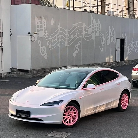 Benz Gloss Flower Yue Fen Diamond Pollen Pink Car Vinyl Wrap review 