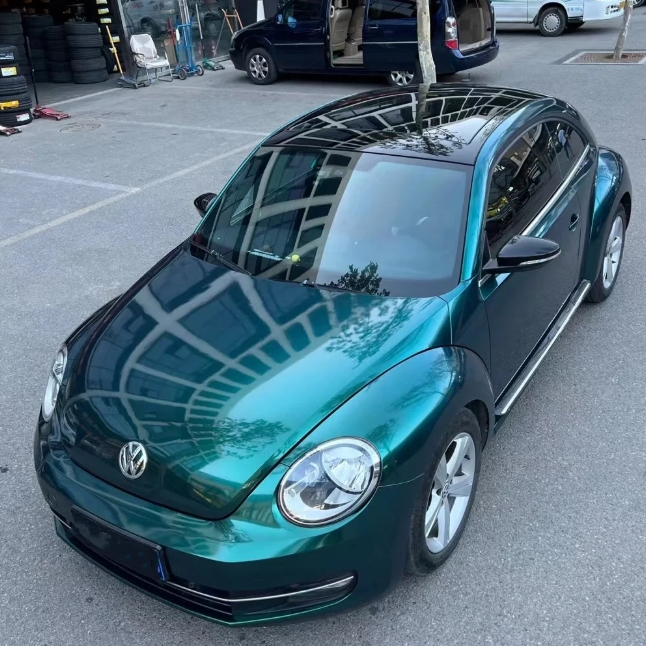 Gloss Royal Green Car Vinyl Wrap review 0