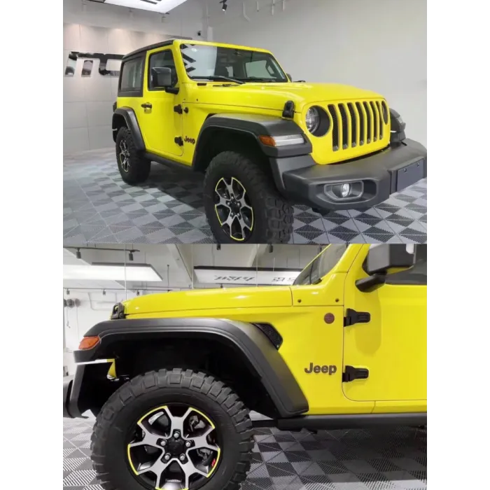 Glossy Crystal Maize Yellow Car Vinyl Wrap review 0