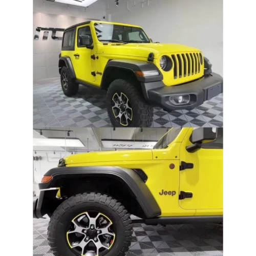 Glossy Crystal Maize Yellow Car Vinyl Wrap review 