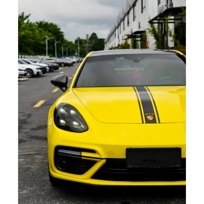 Glossy Crystal Maize Yellow Car Vinyl Wrap review 0