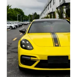 Glossy Crystal Maize Yellow Car Vinyl Wrap review D***n 01