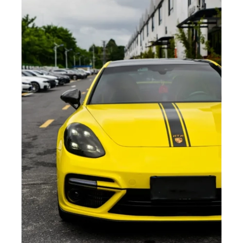 Glossy Crystal Maize Yellow Car Vinyl Wrap review 