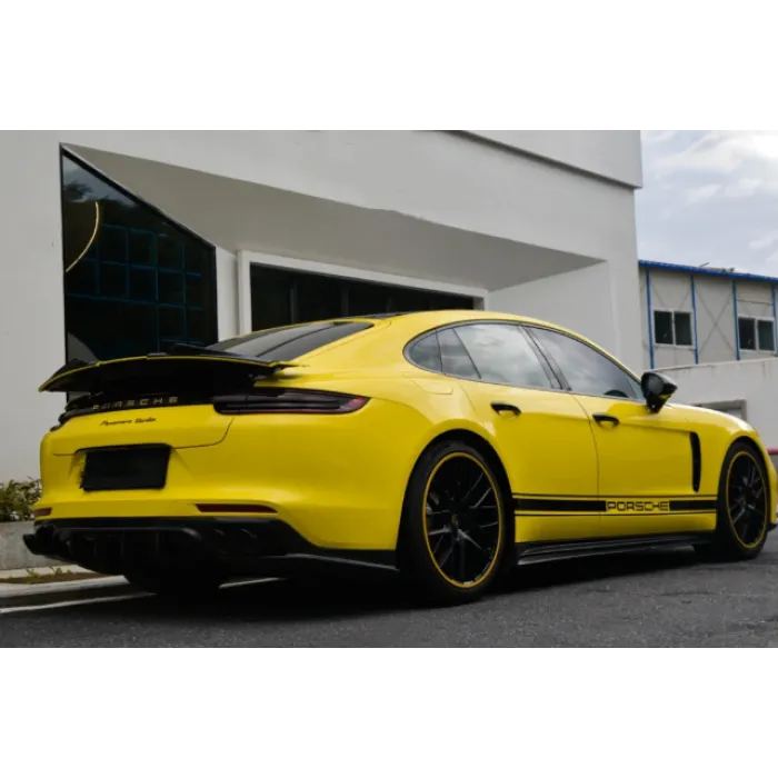 Glossy Crystal Maize Yellow Car Vinyl Wrap review 1