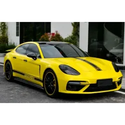 Glossy Crystal Maize Yellow Car Vinyl Wrap review D***n 04