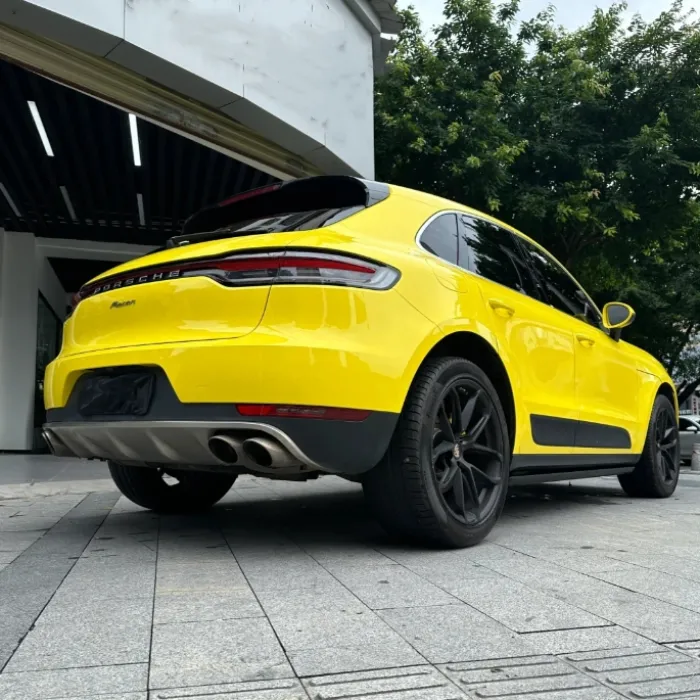 Glossy Crystal Maize Yellow Car Vinyl Wrap review M***u 02