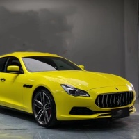Glossy Crystal Maize Yellow Car Vinyl Wrap review 0