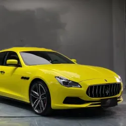 Glossy Crystal Maize Yellow Car Vinyl Wrap review Y***d