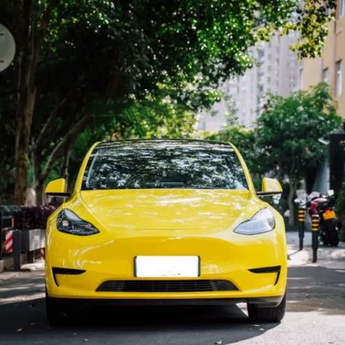 Glossy Crystal Maize Yellow Car Vinyl Wrap review 