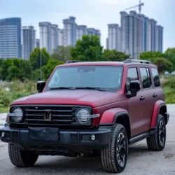 Benz Matte PET Metallic Romance Red Car Vinyl Wrap review Exfdh