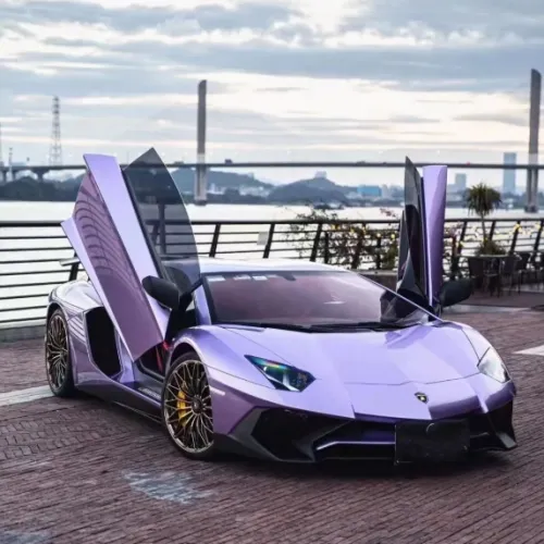 PET Victoria Liquid Purple Car Vinyl Wrap review 