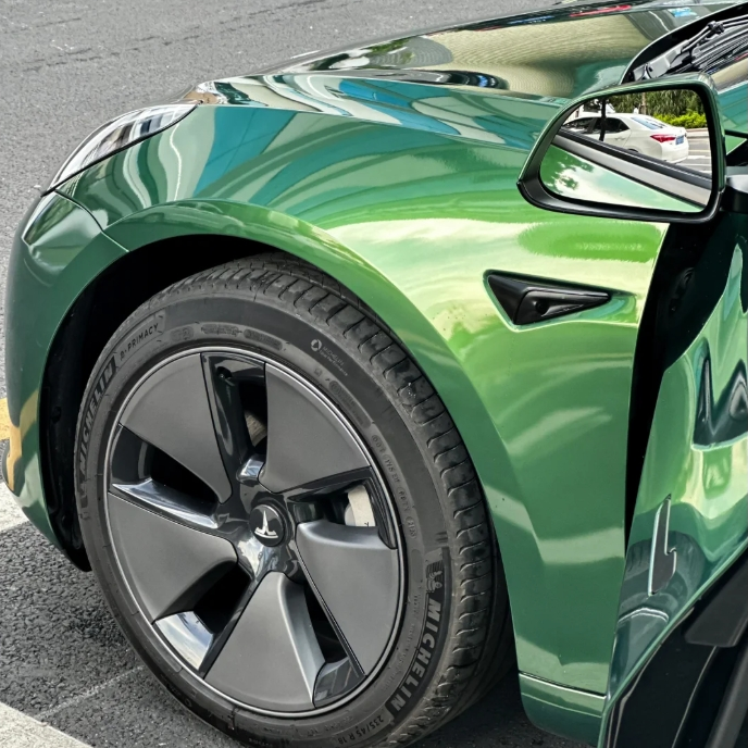 Gloss Metallic Sonoma Green Car Vinyl Wrap review 1