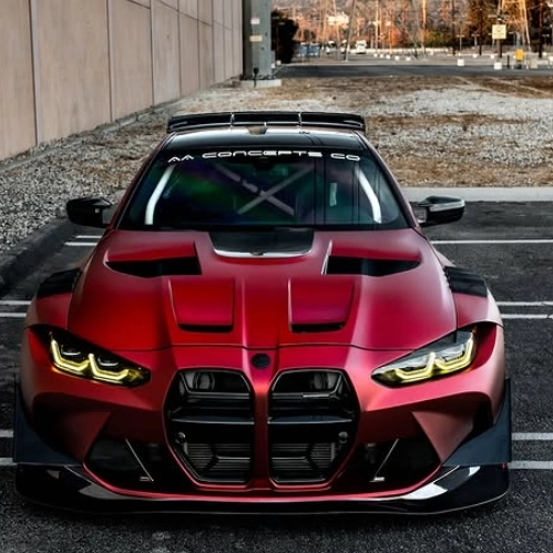 Satin Chrome Prismatic Red Car Vinyl Wrap review 