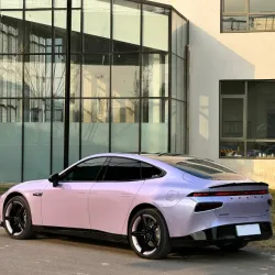 Twin-Color Silver Purple Car Vinyl Wrap  review Jbdhurg 03