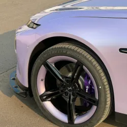 Twin-Color Silver Purple Car Vinyl Wrap  review Jbdhurg 02