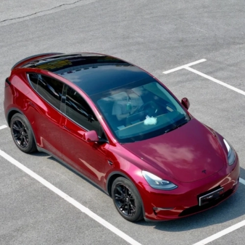  Liquid Metallic Dragon Blood Red Car Vinyl Wrap review 