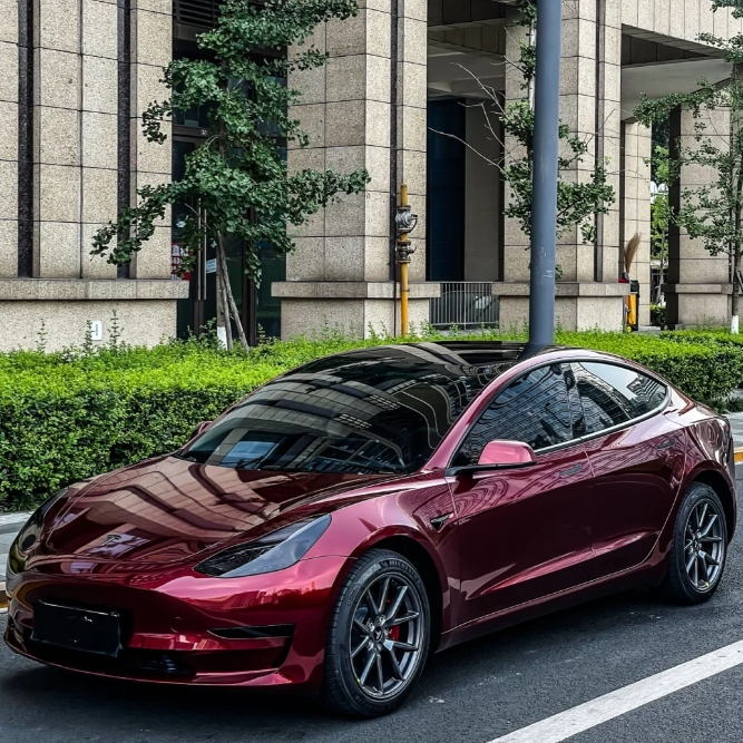  Liquid Metallic Dragon Blood Red Car Vinyl Wrap review Rbdfkg