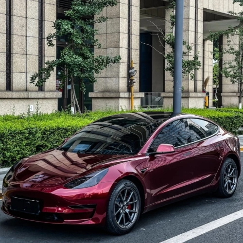  Liquid Metallic Dragon Blood Red Car Vinyl Wrap review 