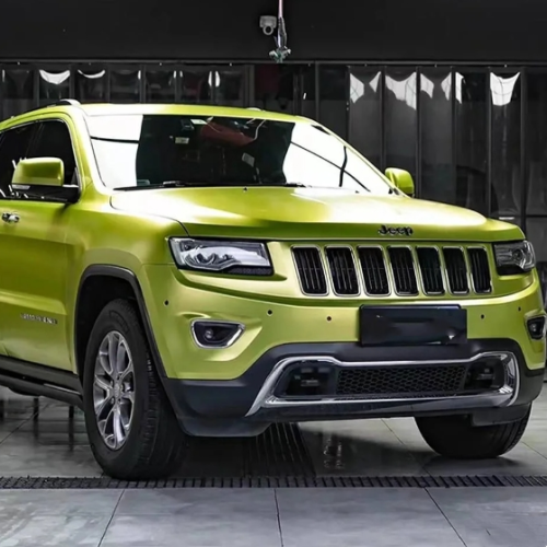 Pure Metal Lemon Green Car Vinyl Wrap review 