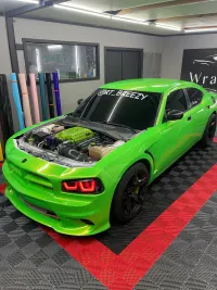 Audi Gloss Magic Gold Green Car Vinyl Wrap review 1