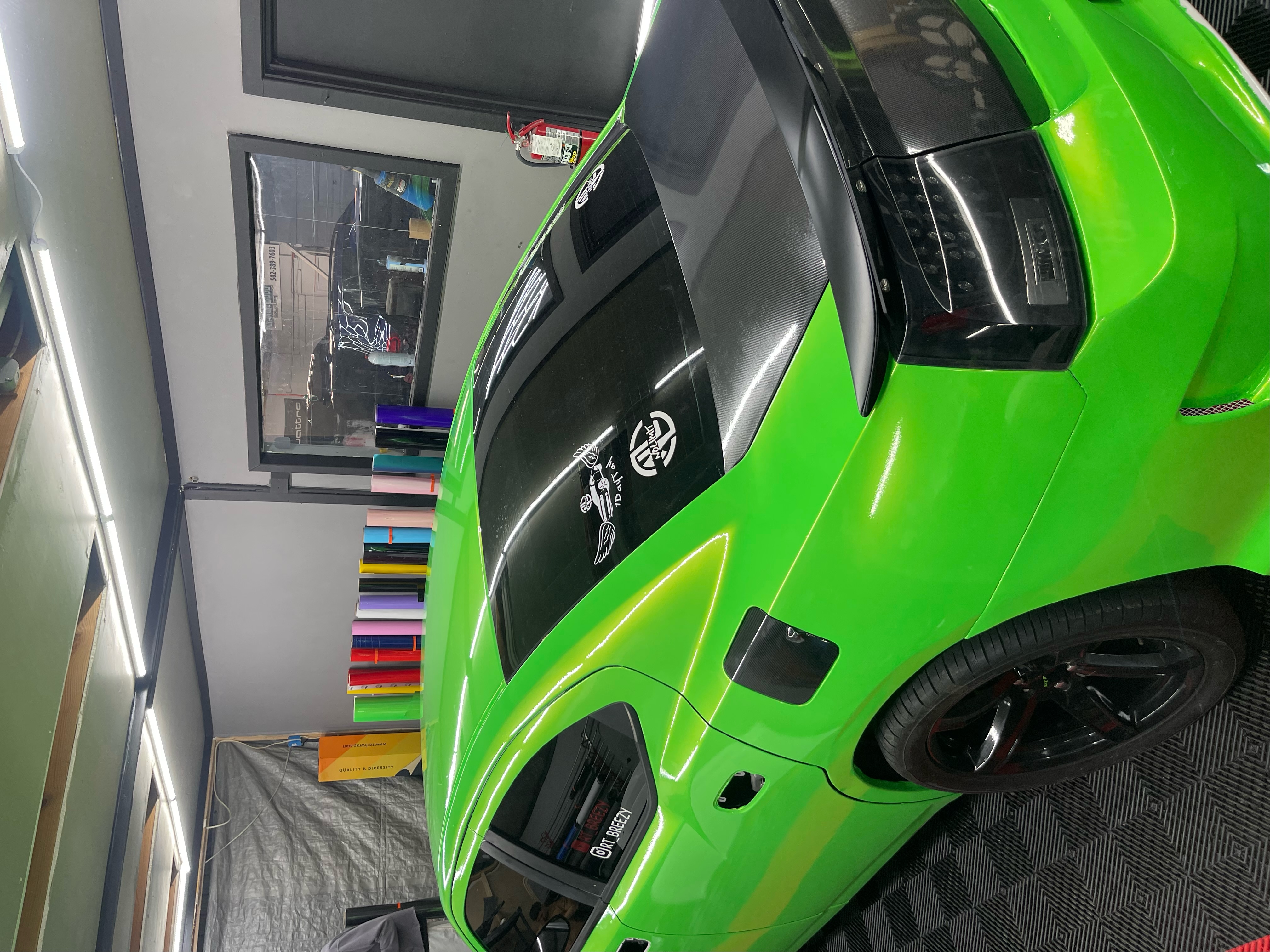 Audi Gloss Magic Gold Green Car Vinyl Wrap review drama 03