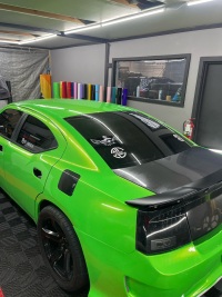 Audi Gloss Magic Gold Green Car Vinyl Wrap review 2
