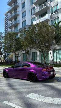 Gloss Metallic Grape Purple Car Vinyl Wrap review 1