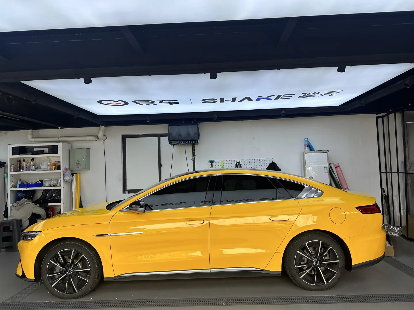 Gloss Sunflower Yellow Car Vinyl Wrap review 2
