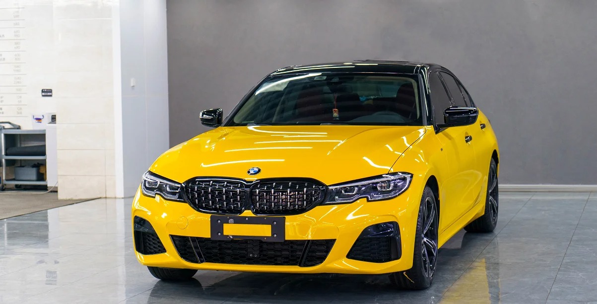 Gloss Sunflower Yellow Car Vinyl Wrap review 0