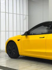 Ultimate Flat Sunflower Yellow Car Vinyl Wrap review 4
