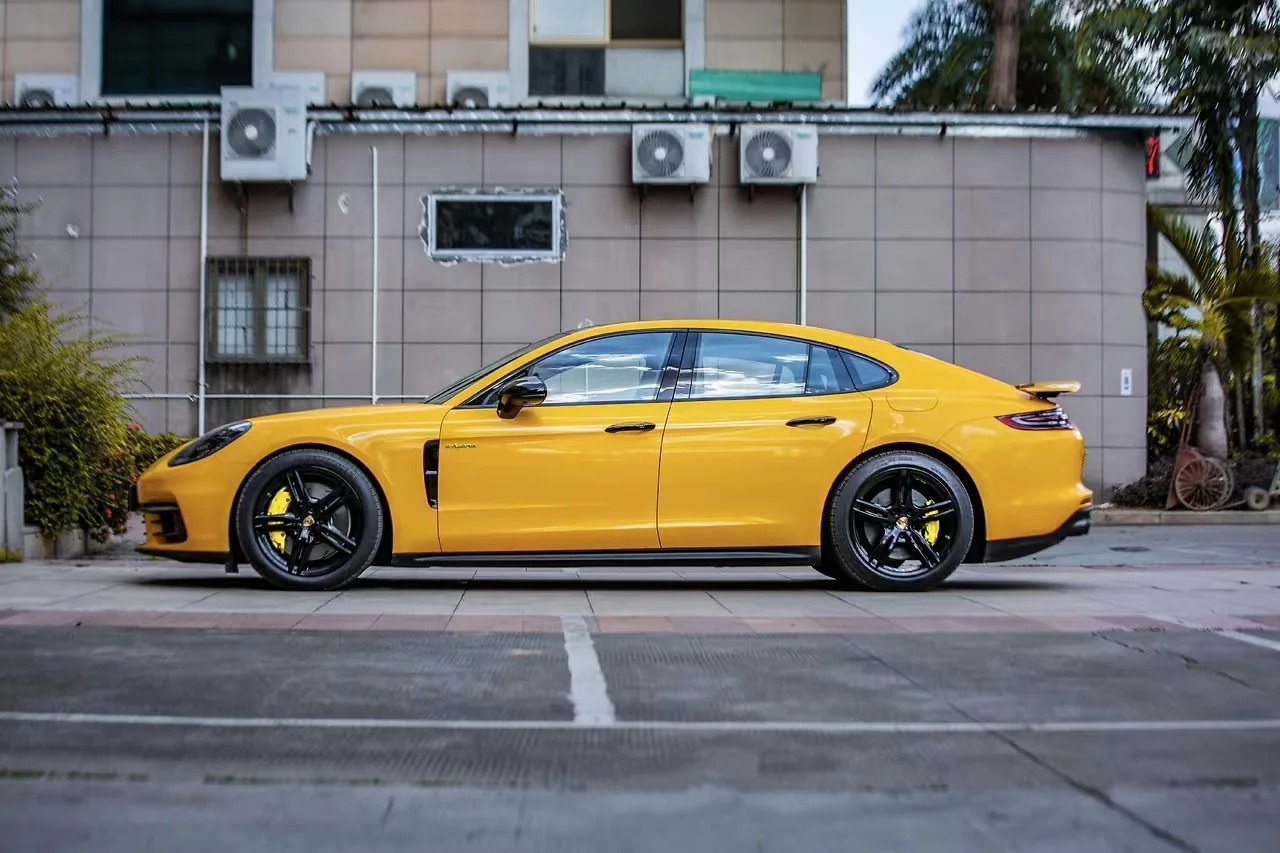 Ultimate Flat Sunflower Yellow Car Vinyl Wrap review drare 03